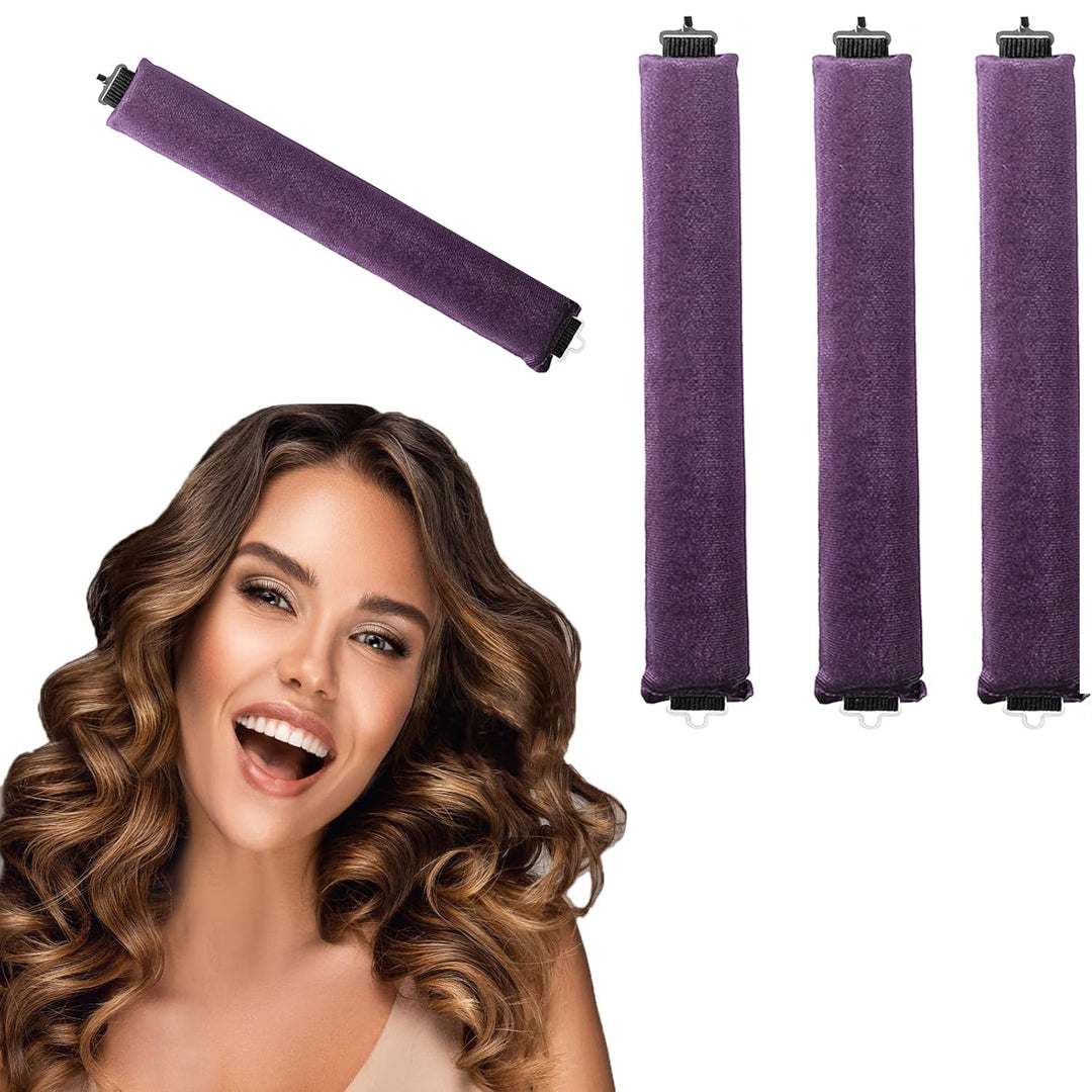 Heat-Resistant Hair Curling Rollers Set