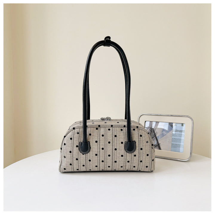 Polka Dot Accent Handbag