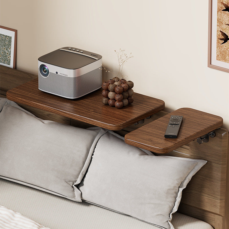 Slim Wall-Mounted Floating Bedside Shelf with Concealed Brackets