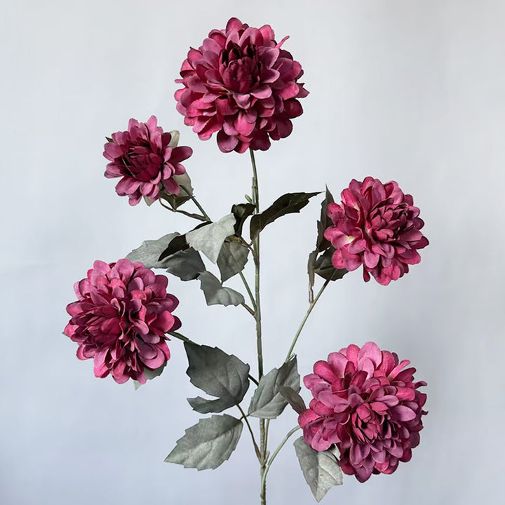 Elegant Artificial Dahlia Bouquet