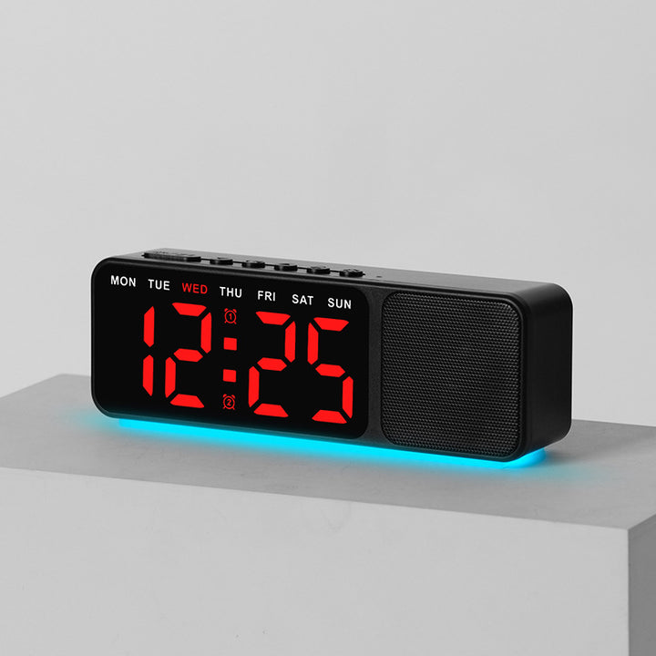 Digital LED alarm clock with multicolor lighting Kalsten