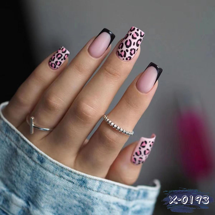 Statement Leopard Print Nail Art Set