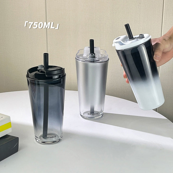 Ladies Insulated Drinking Cup with Lid and Straw Kalsten