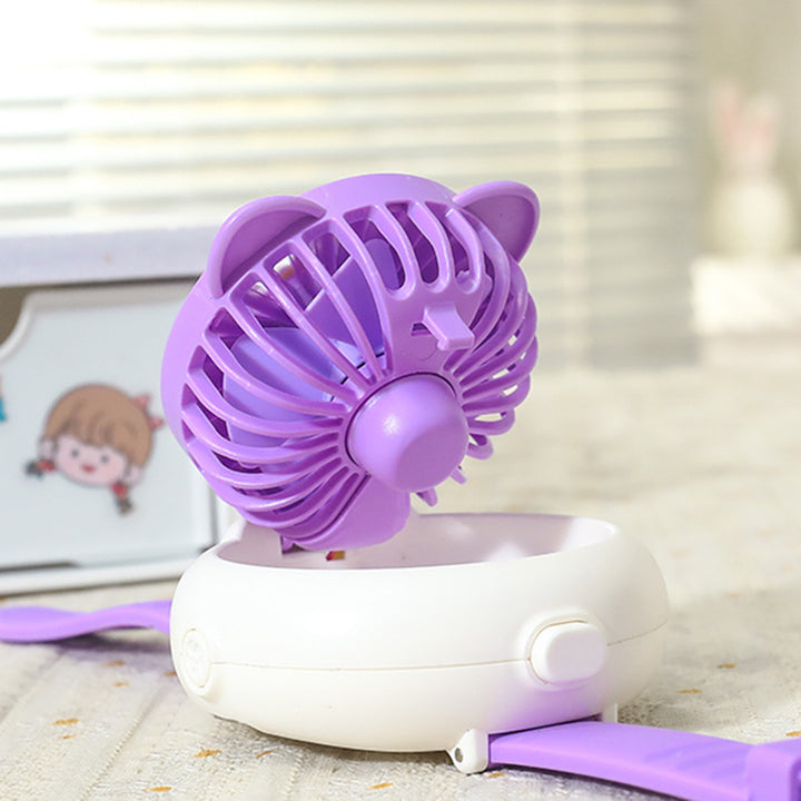 Ladies Portable Hand Fan in Cute Animal Design Kalsten