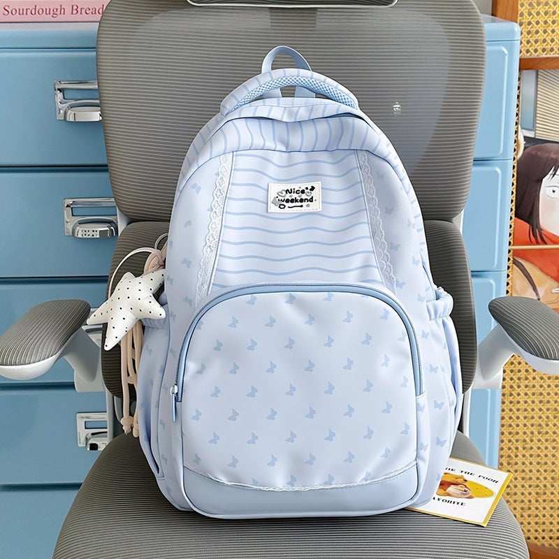 Playful Butterfly-Themed School Backpack Kalsten
