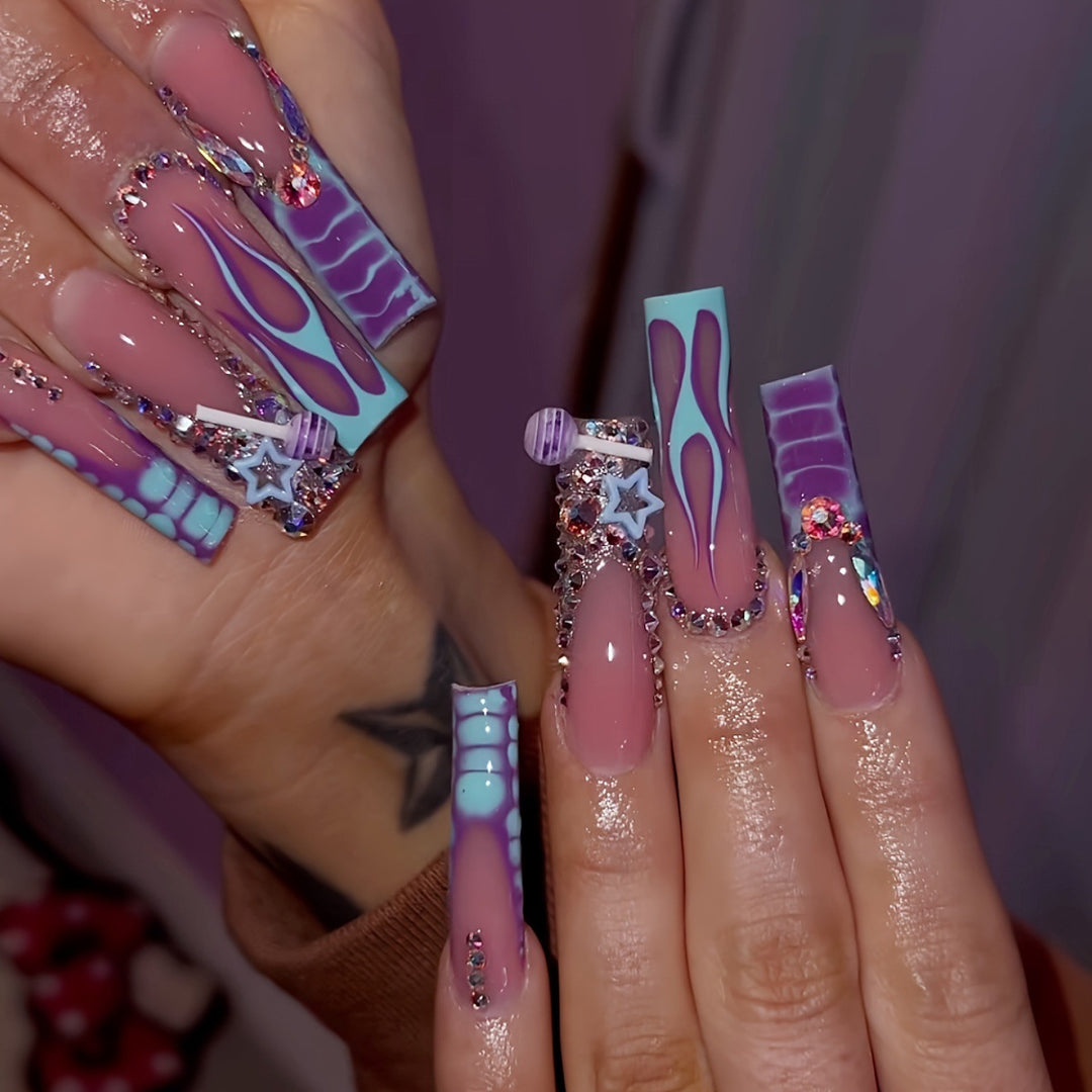 Artistic Premium 3D Press-On Nail Art Kalsten