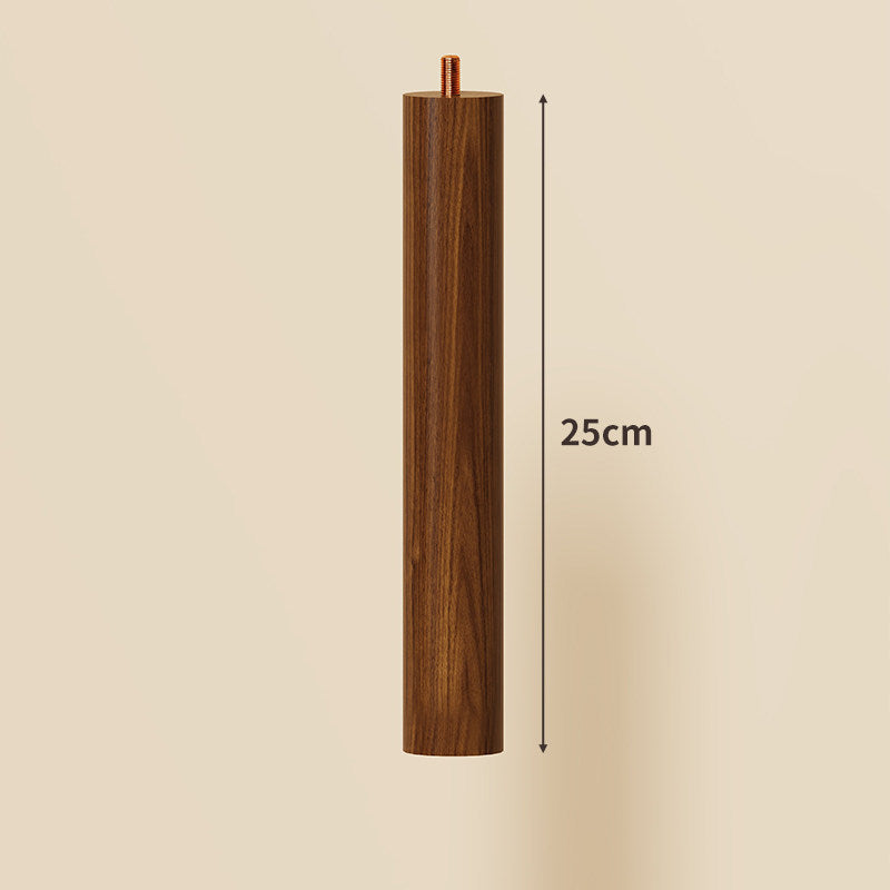 Compact Square Bamboo Shelf Panel with Rounded Corners and Pre-Drilled Mounting Holes
