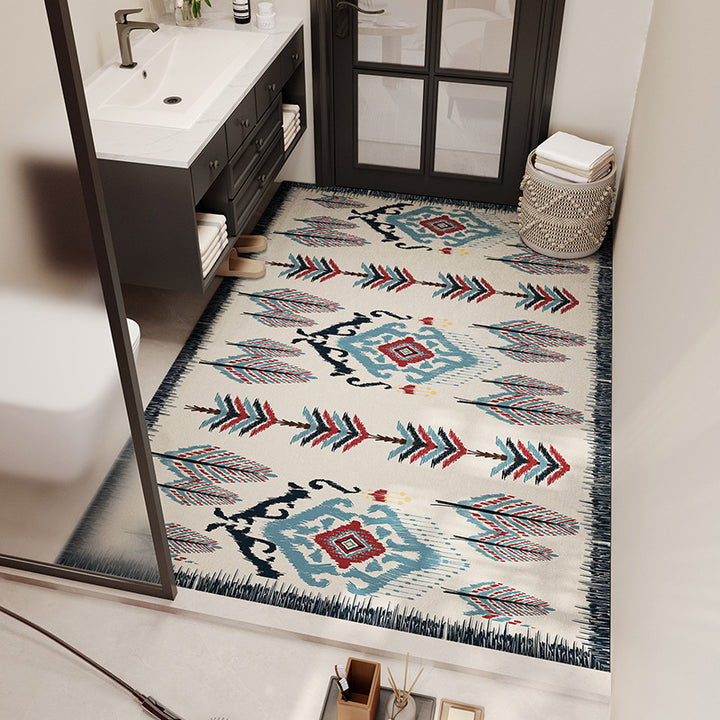 Tribal Pattern Bathroom Mat Kalsten