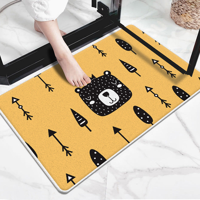 Cute Cartoon Dog-Themed Doormat Kalsten