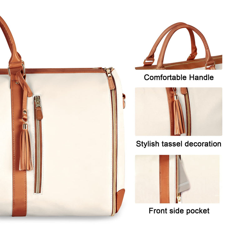 Stylish travel bag with integrated suit compartment Kalsten