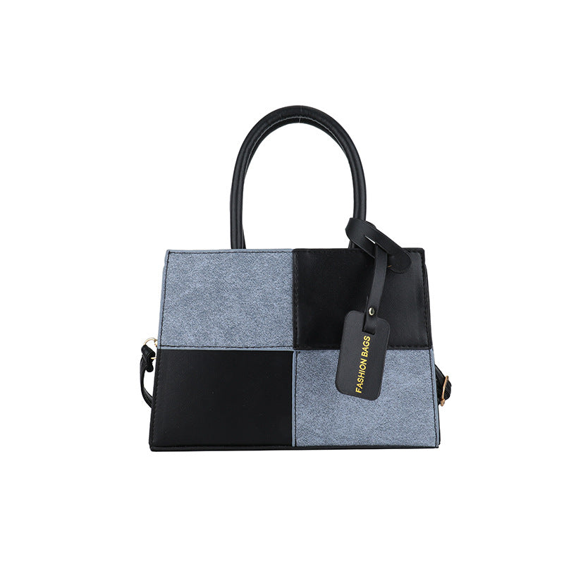 Geometric Patterned Handheld Tote Bag Kalsten