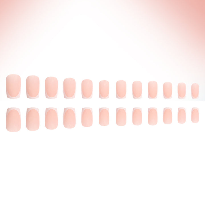 Elegant French Tip Press-On Nails Kalsten