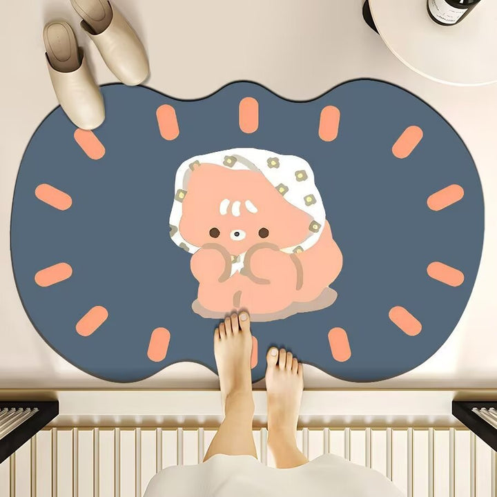 Cute Cartoon Bear Bath Mat Kalsten