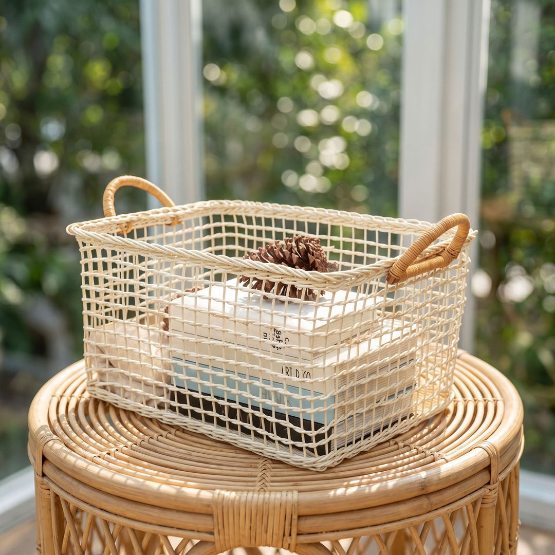 Practical storage basket with braided design Kalsten