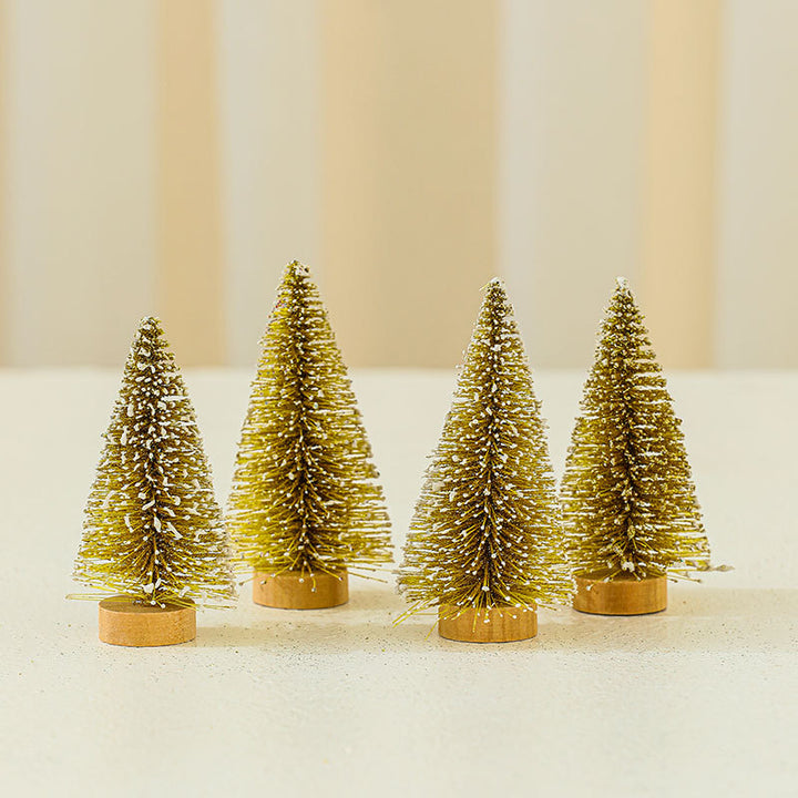 Miniature Christmas Tree Figurines Set Kalsten