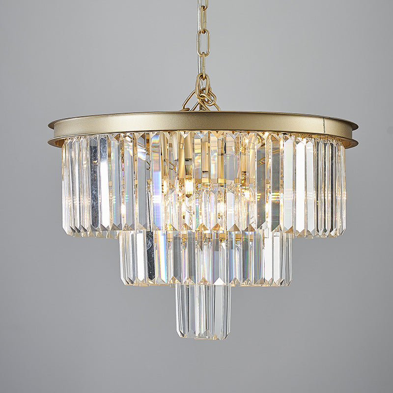 Crystal Tiered Chandelier