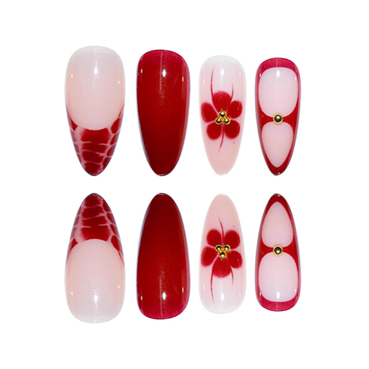 Elegant Stiletto Press-On Nail Design Kalsten