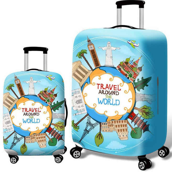 Women’s hard-shell suitcase with nostalgic London motif Kalsten