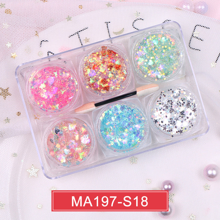 Cosmetic Glitter Flakes Set