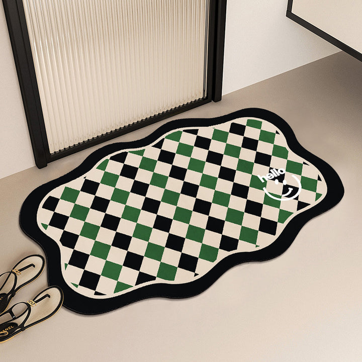 Fun Checkerboard Doormat