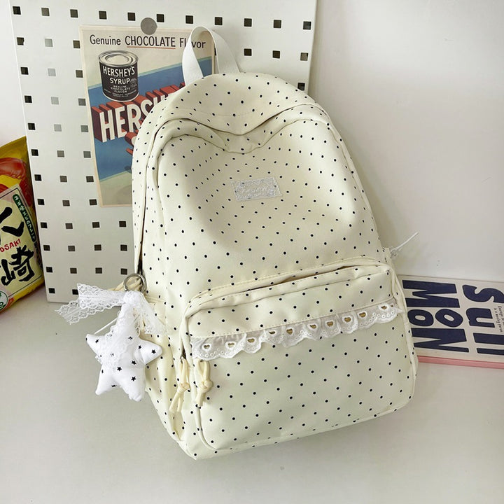 Cute Decorative Polka Dot Backpack Kalsten