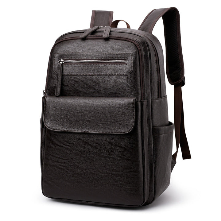 Durable Leather Laptop Backpack