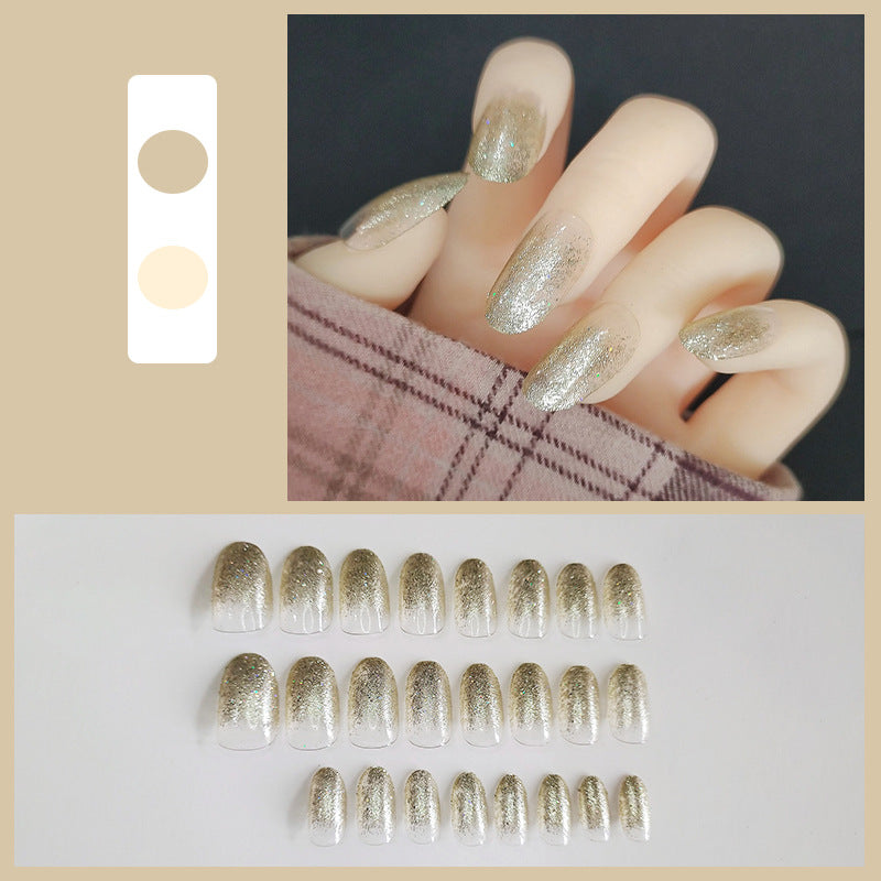 Glittering Ombre Press-On Nails