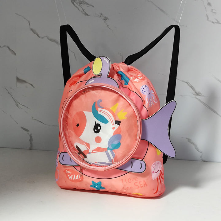 Fun-Themed Drawstring Backpack Kalsten