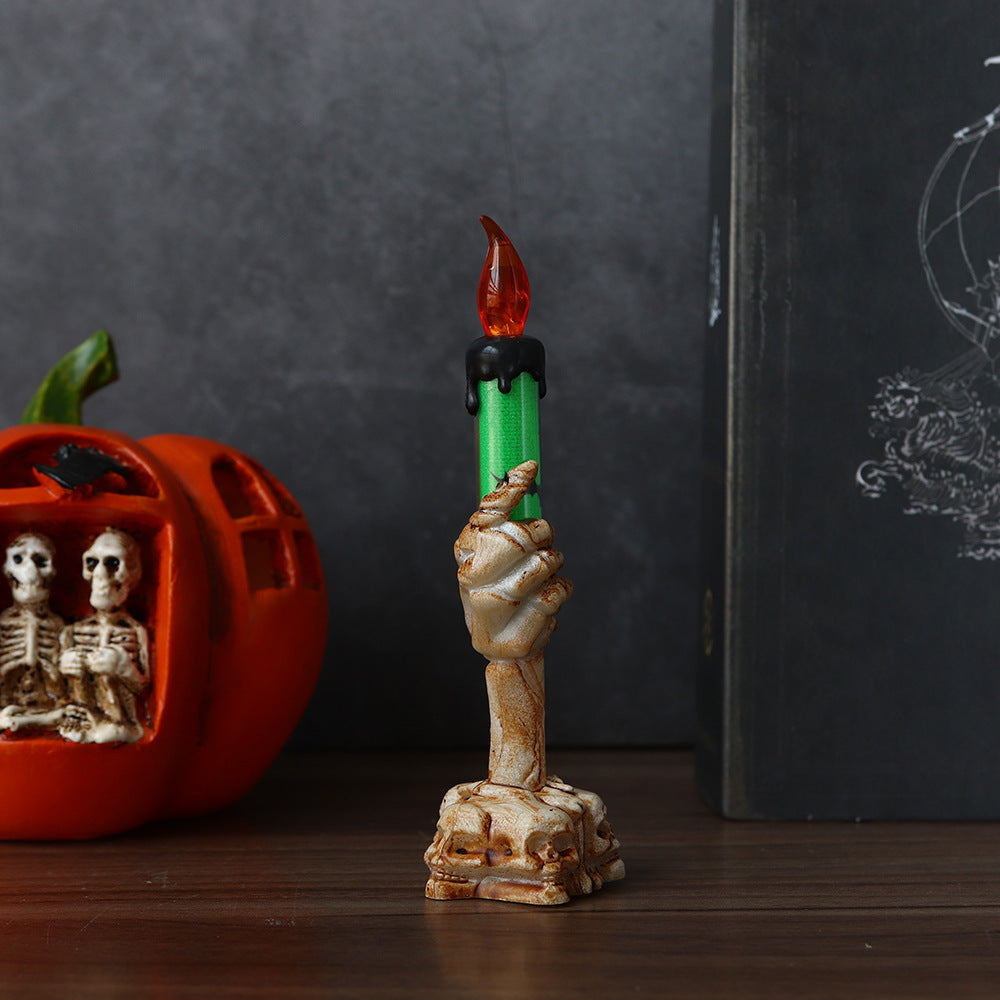 Decorative Skull Hand Candle Holder Kalsten