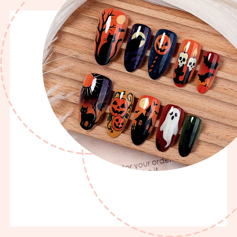 Halloween-Themed Press-On Nail Set Kalsten 1788495816