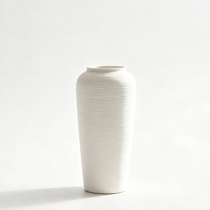 Textured Ceramic Decorative Floor Vase Kalsten
