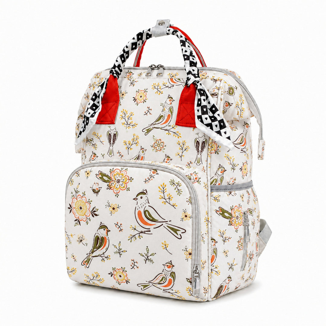 Floral Design Multi-Functional Travel Backpack Kalsten