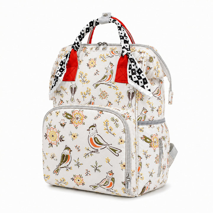 Floral Design Multi-Functional Travel Backpack Kalsten