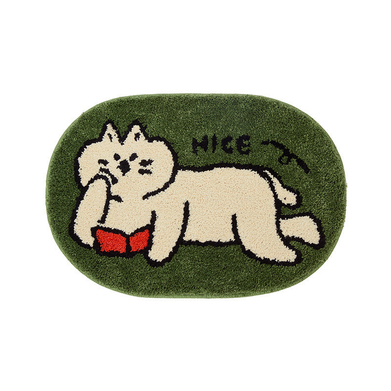 Playful Animal-Themed Bath Mat Kalsten