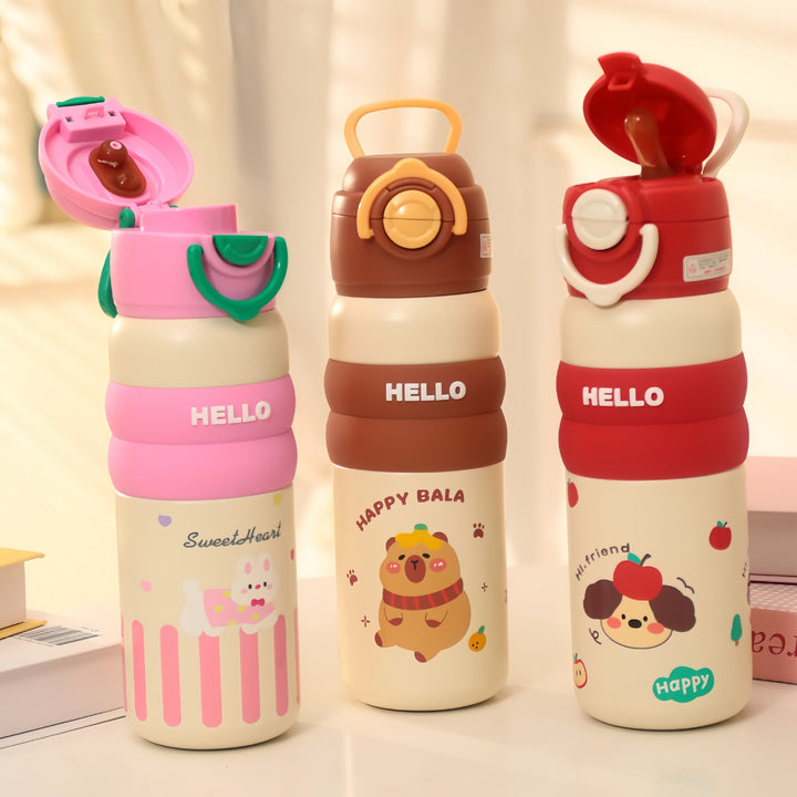 Creative water bottle with leak-proof lid Kalsten