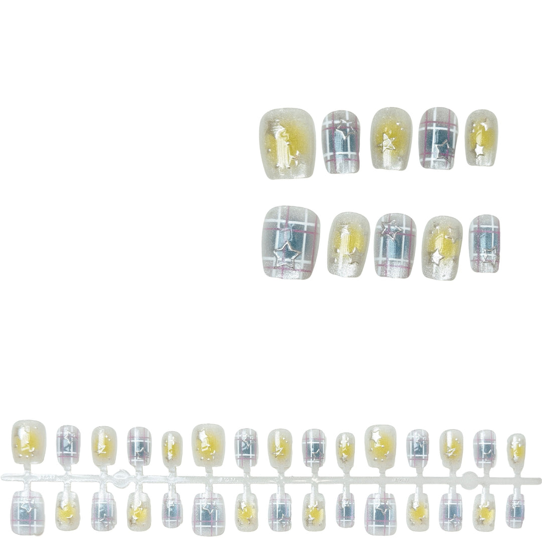 Starry Glitter Press-On Nails