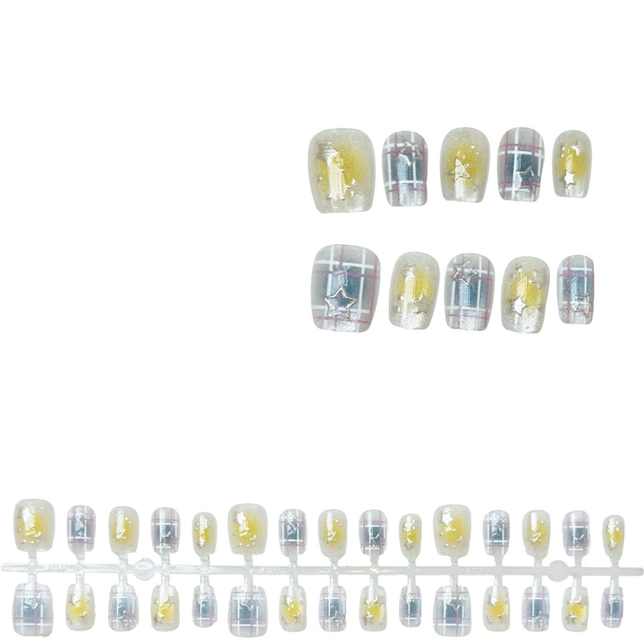 Starry Glitter Press-On Nails