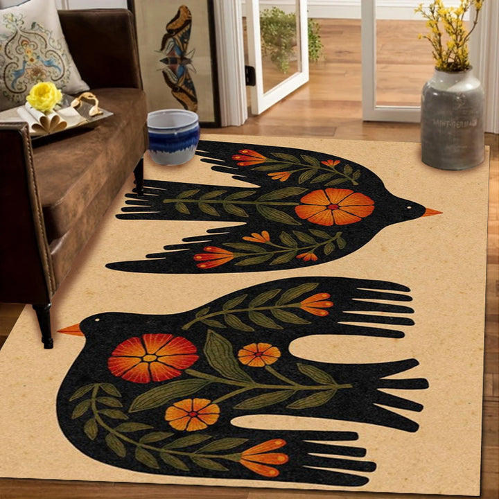 Artistic African Map Area Rug Kalsten