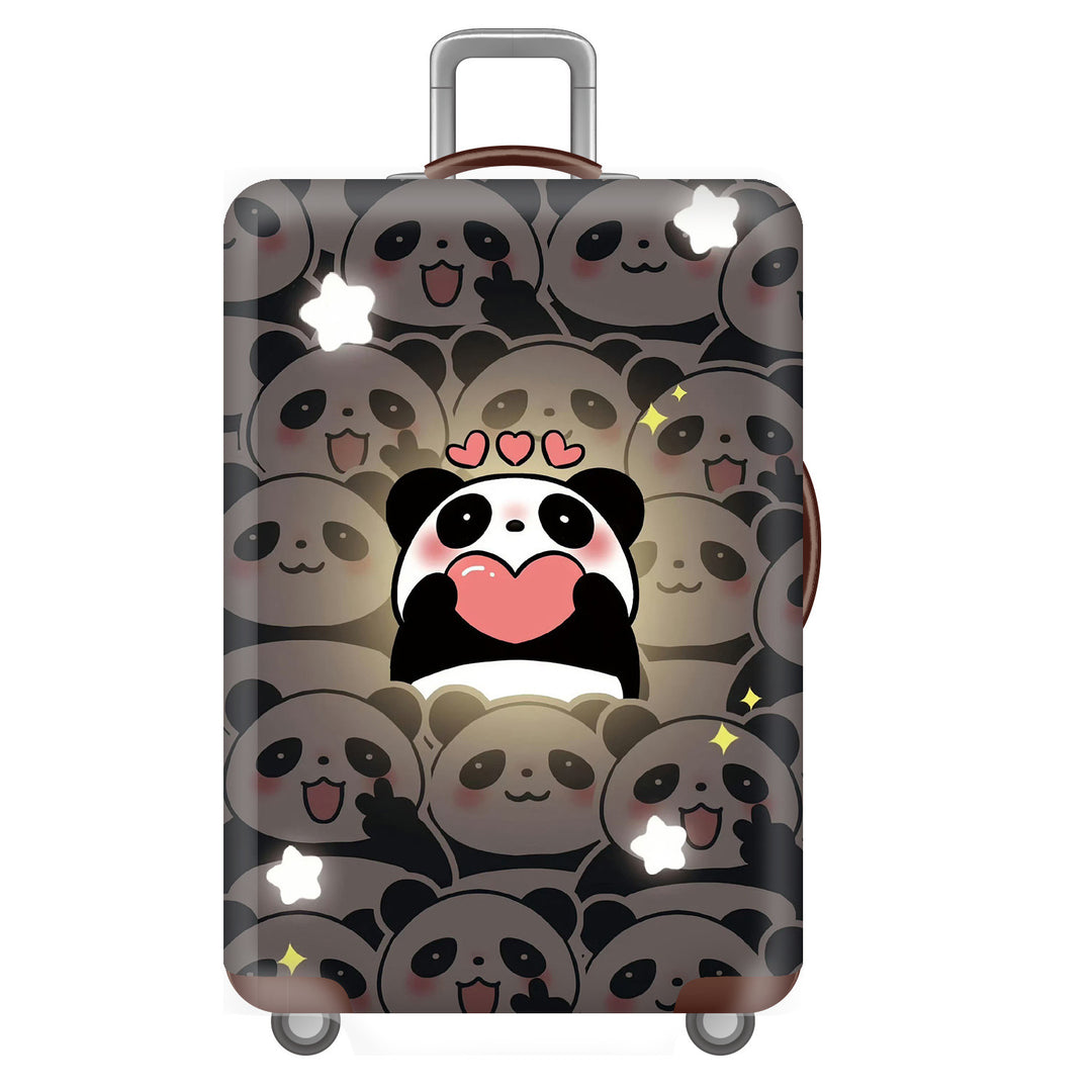 Unisex Hard-shell Travel Suitcase with Playful Panda Design Kalsten