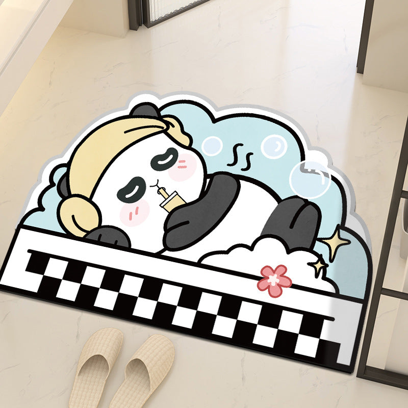 Playful Dog-Themed Mat