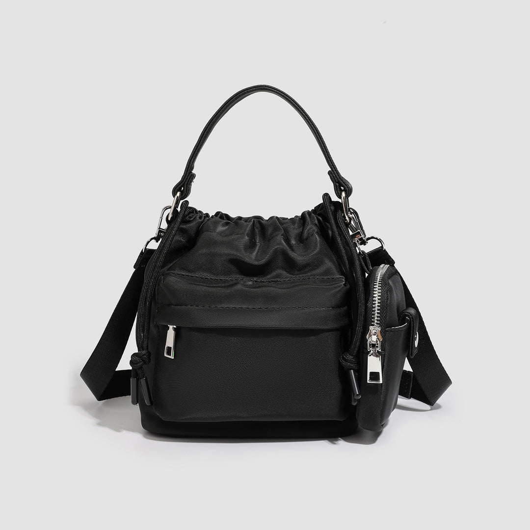 Chic Drawstring Bucket Handbag