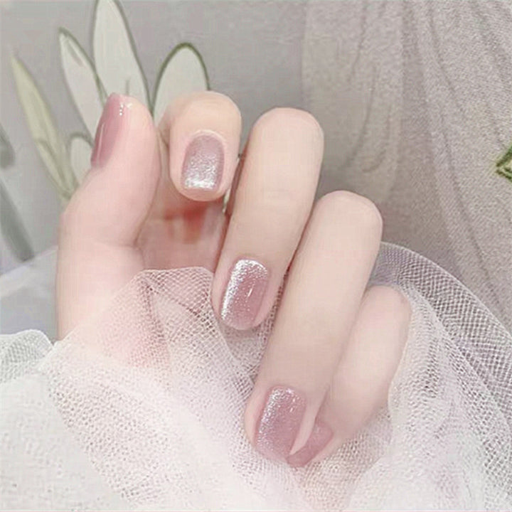 Elegant Glittery Press-On Nail Set