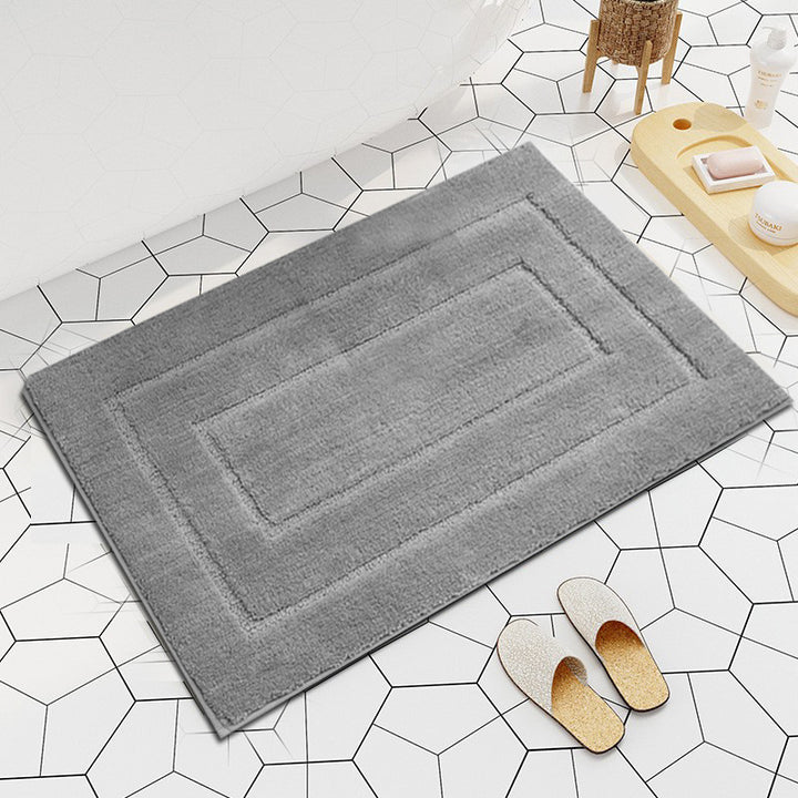 Plush Rectangular Bath Mat Set Kalsten