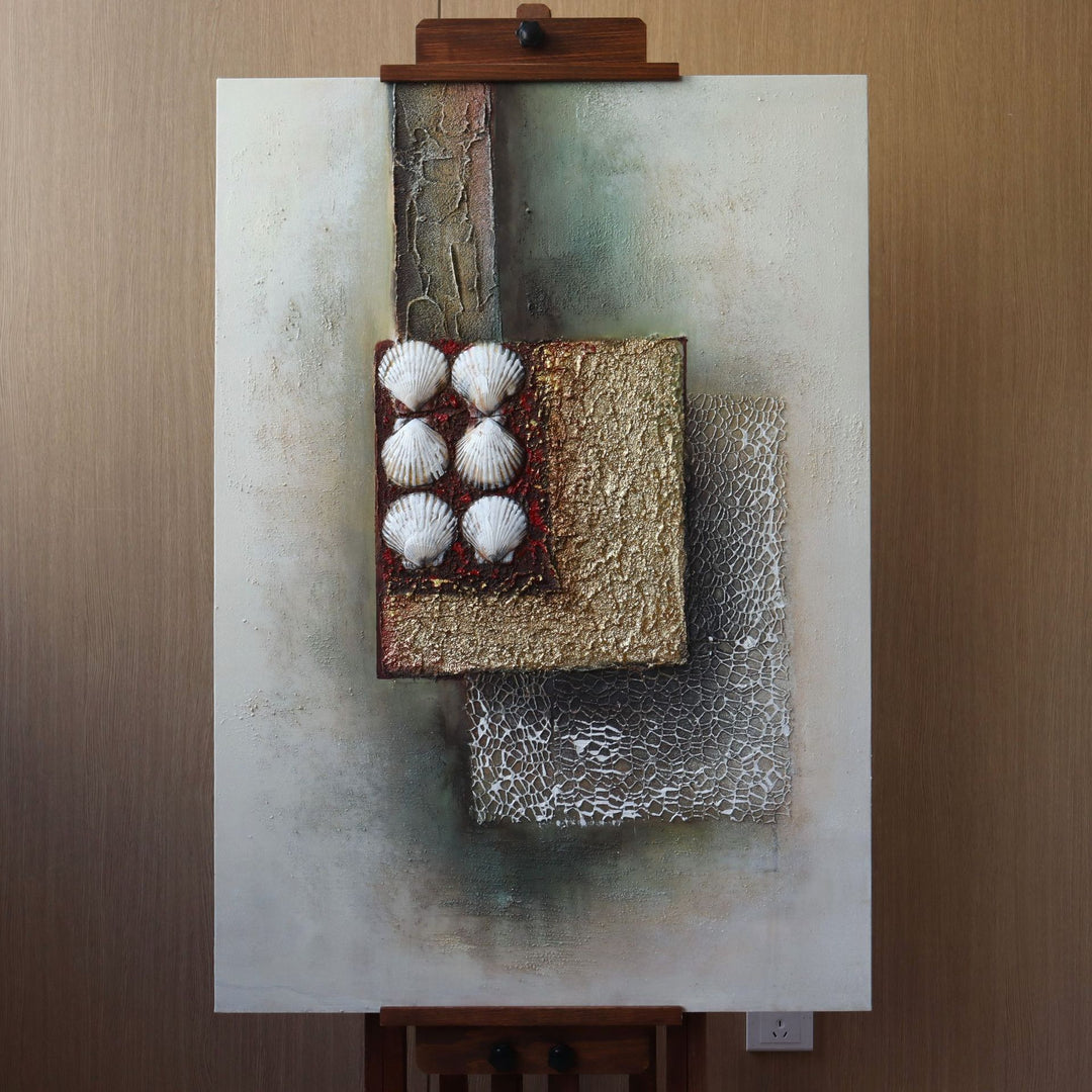 Textured Mixed Media Wall Art