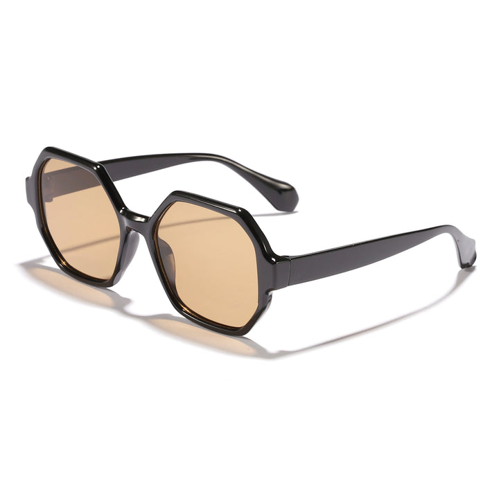 Women's fashionable sunglasses with hexagonal frame and UV protection Kalsten