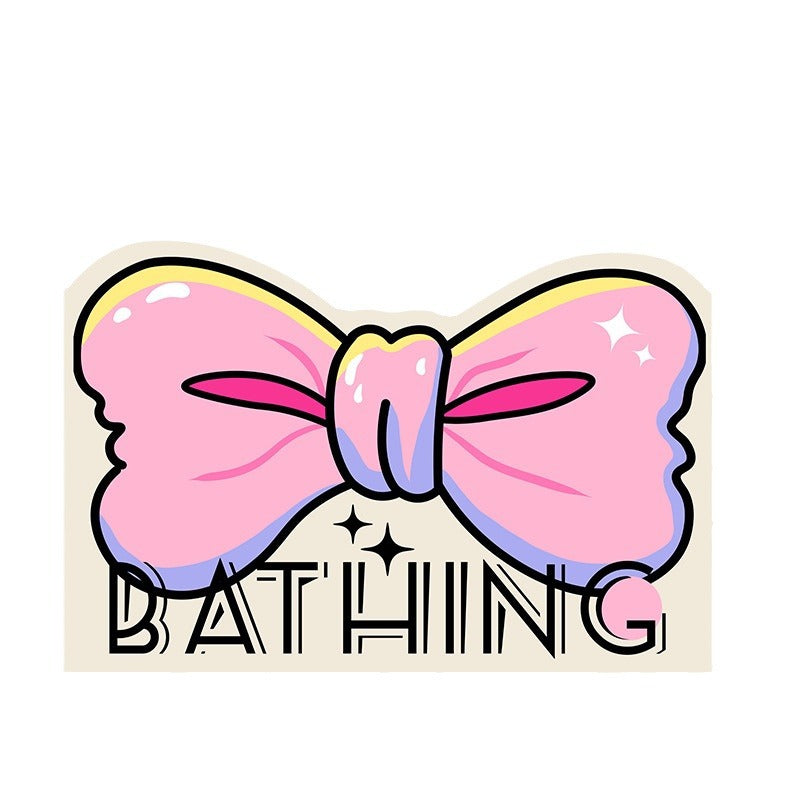 Cartoon-Themed Bath Area Rug