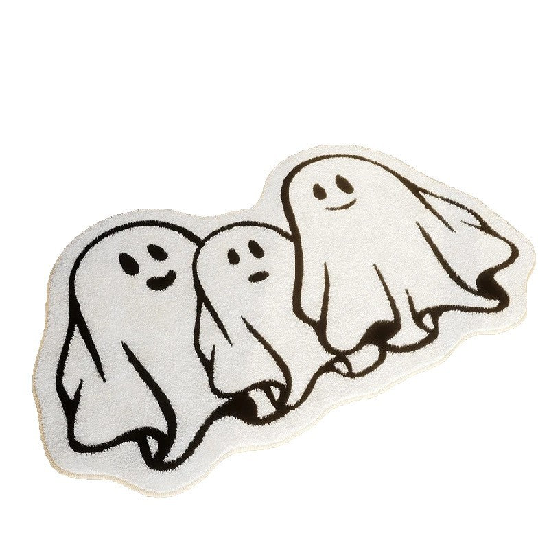Ghost-Themed Plush Bath Mat Kalsten