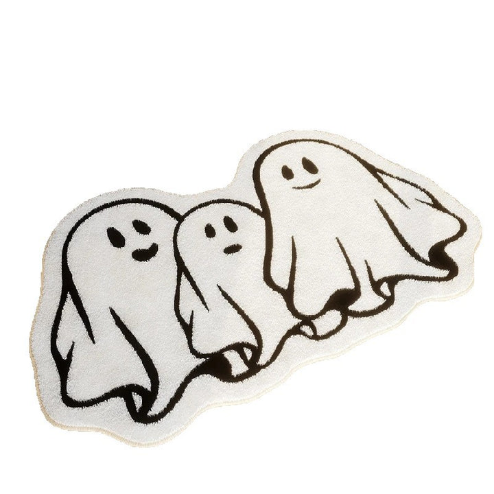 Ghost-Themed Plush Bath Mat Kalsten