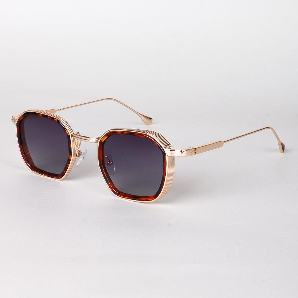 Ladies stylish sunglasses in modern octagonal design with high-quality polarized lenses Kalsten