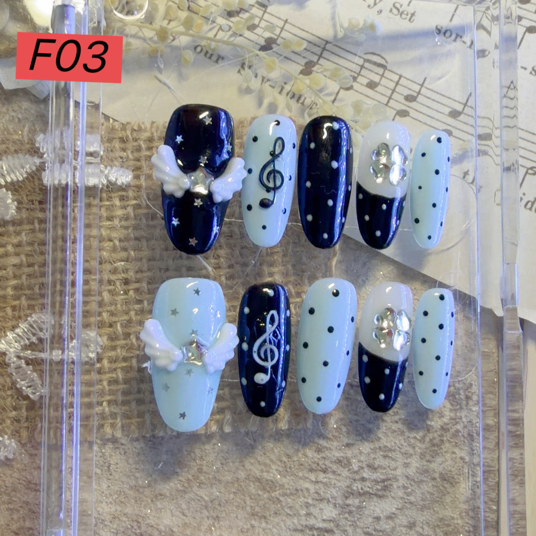 Decorative Press-On Nail Art Set 1790731572